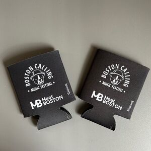 NEW!! Boston Calling Koozie Can Cooler Set